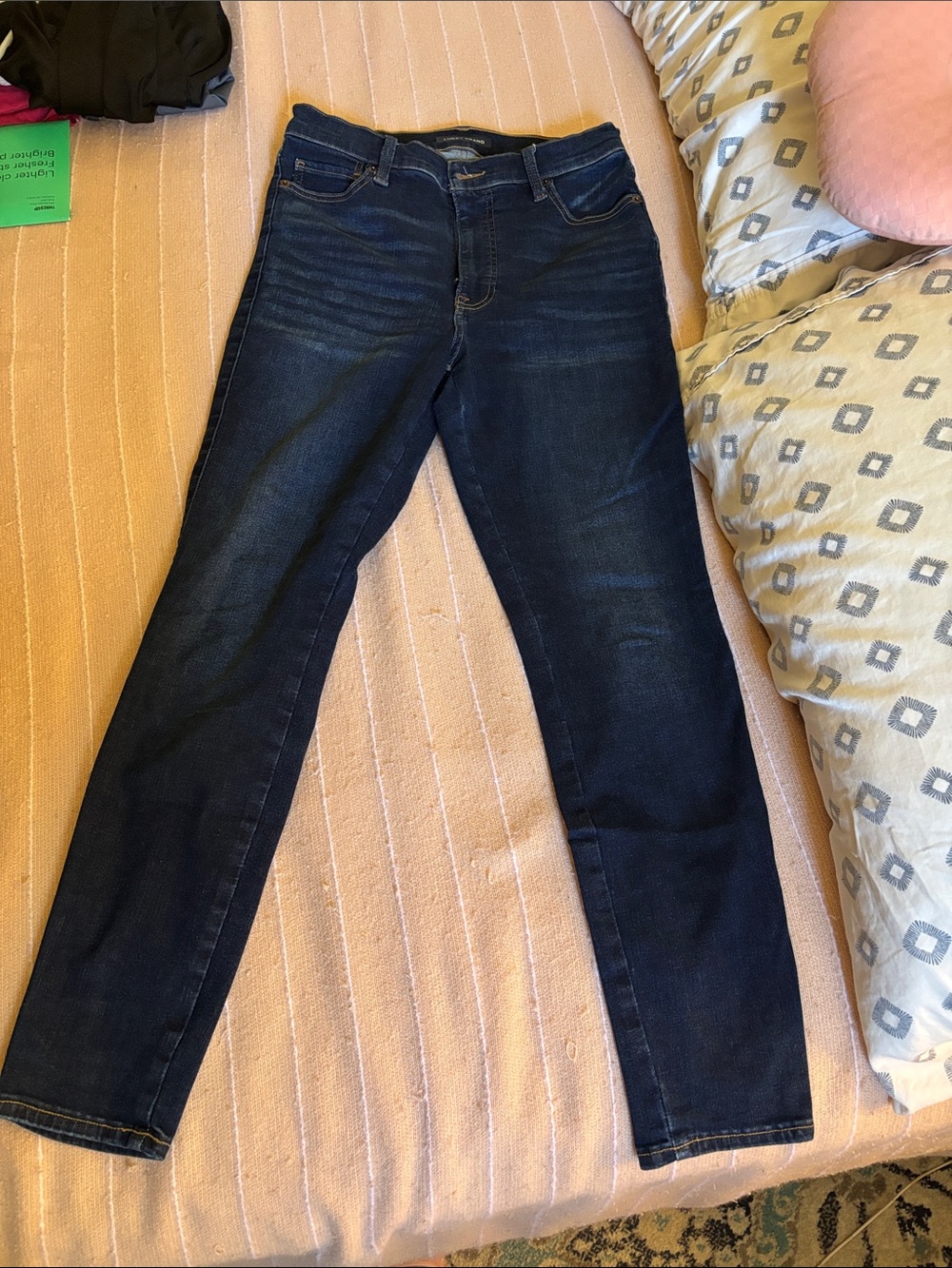 Lucky Brand Women's Dark Blue Skinny Jeans